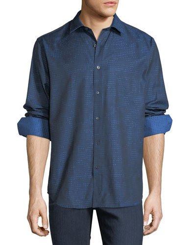 Dot-print Woven