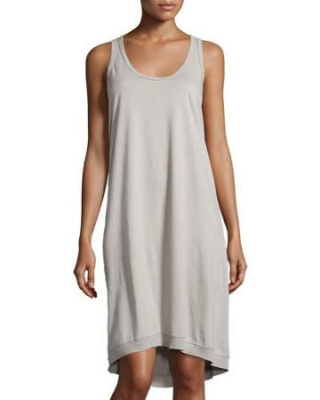 Jersey Keyhole Tank Dress, Elephant