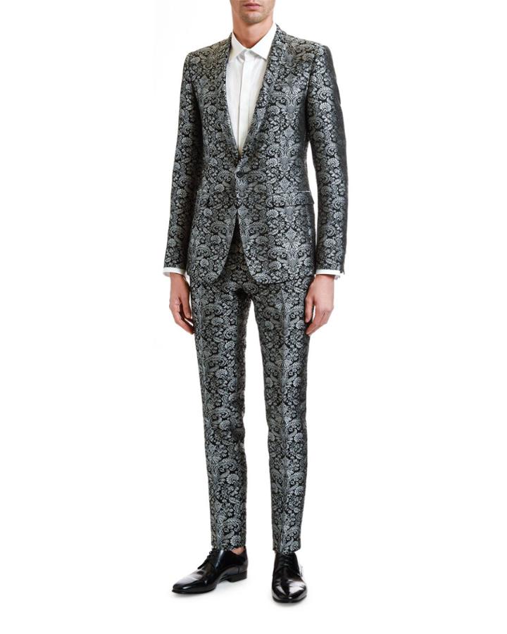Men's Two-piece Brocade Evening
