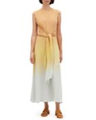 Winslet Prism Ombre Sleeveless Tie-waist