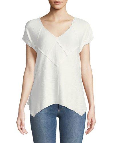 Textured Handkerchief Tee