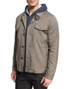 Illinois Wind Stretch Shirt Jacket,