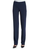 Slim-fit Side-zip Pants, Astral Blue