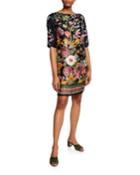 Floral Scoop-neck