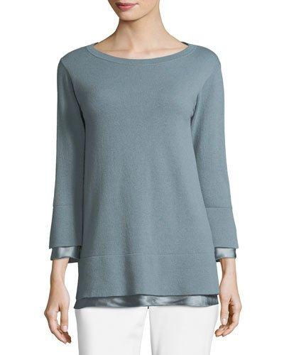 Cashmere Silk-hemmed