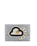 Valorie Sunny Glitter Clutch Bag