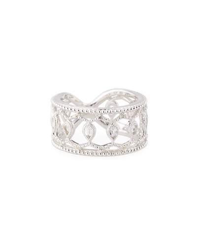 City Lights Sterling Silver White Topaz Ring,