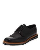 Leather Casual Dress Oxford W/ Lightweight