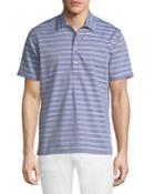 Slim-fit Wear-it-out Dobby Chambray Polo