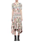 Needlepoint Jacquard Handkerchief-hem