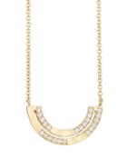 18k Senso Half-arc Diamond Necklace