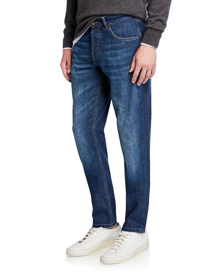 Men's Traditional-fit Denim Pants