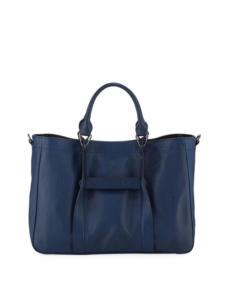 Medium 3d Calf Leather Tote Bag