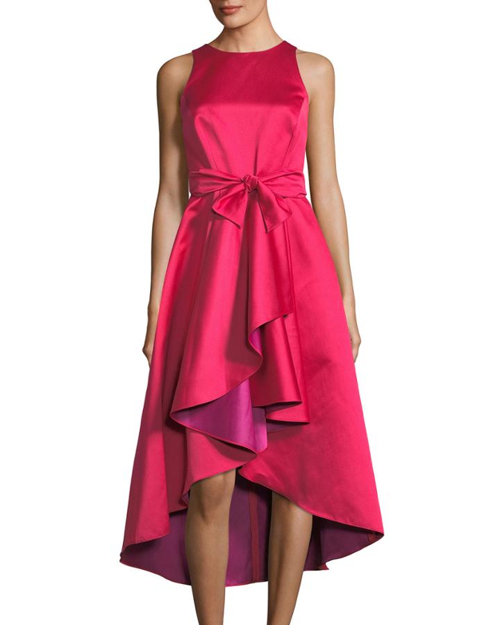 Two-tone Taffeta Ruffle