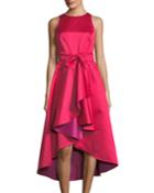 Two-tone Taffeta Ruffle
