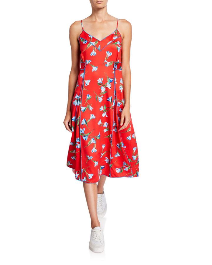 Hugo Floral-print Tank Dress
