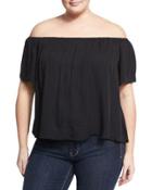 Matisse Off-the-shoulder Top, Black,