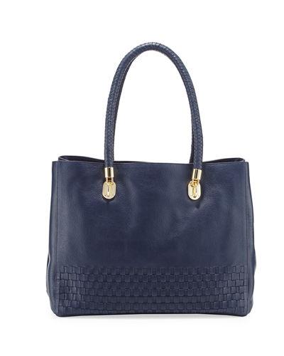 Benson Novelty Leather Tote Bag