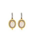 Imperial Oval Mother-of-pearl Mini Drop Earrings