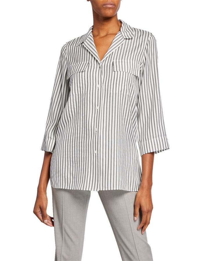 Fran Striped 3/4 Sleeve