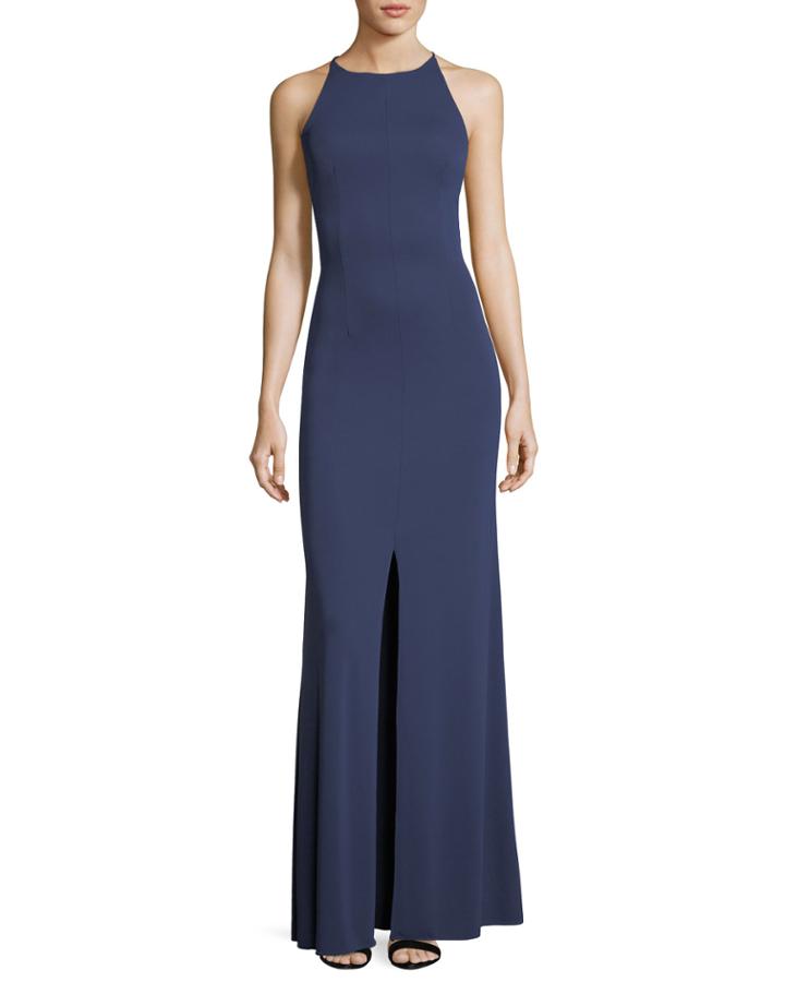 Victoria Sleeveless Open Buckle-back Gown
