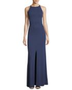 Victoria Sleeveless Open Buckle-back Gown