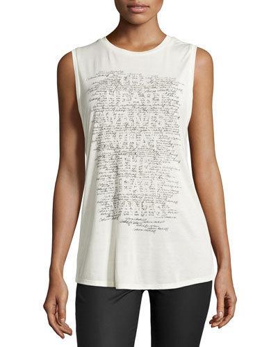 Heathcliff + Catherine Sleeveless The Heart Wants Top,