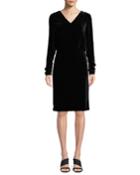Josefina Velvet Dress W/ Chain Back