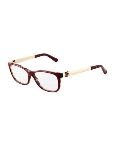 Two-tone Rectangle Optical Glasses