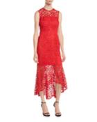 Lydia High-low Lace Illusion Gown