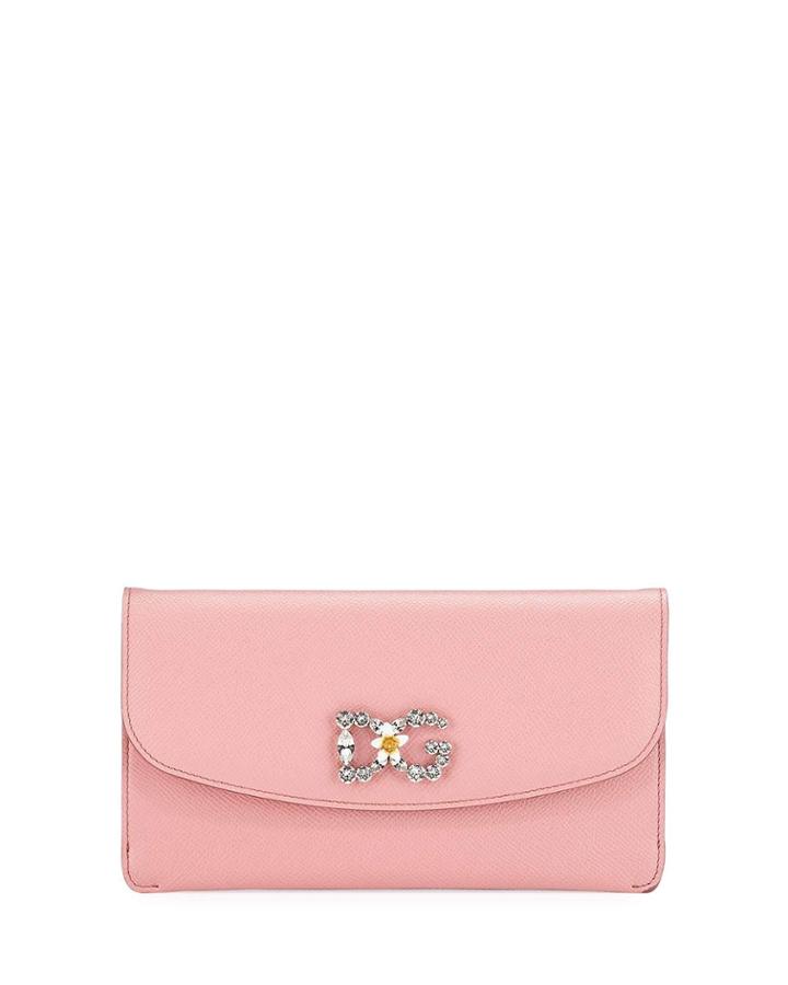 Dg Leather Wallet On Chain