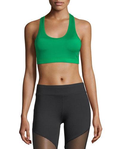 Reign Racerback Sports Bra, Green