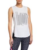 Overlapping Love High-low Muscle Sleeve Tank Top