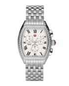 35mm Relev&eacute; Chronograph Diamond Bracelet Watch