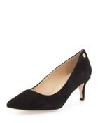 Stroll Low-heel Point-toe Pump, Black