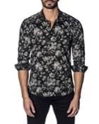 Men's Semi-fitted Rose Print