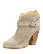 Harrow Belted Suede Ankle Boot