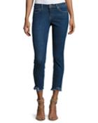 Jarod Cropped Mid-rise Skinny Jeans, Blue