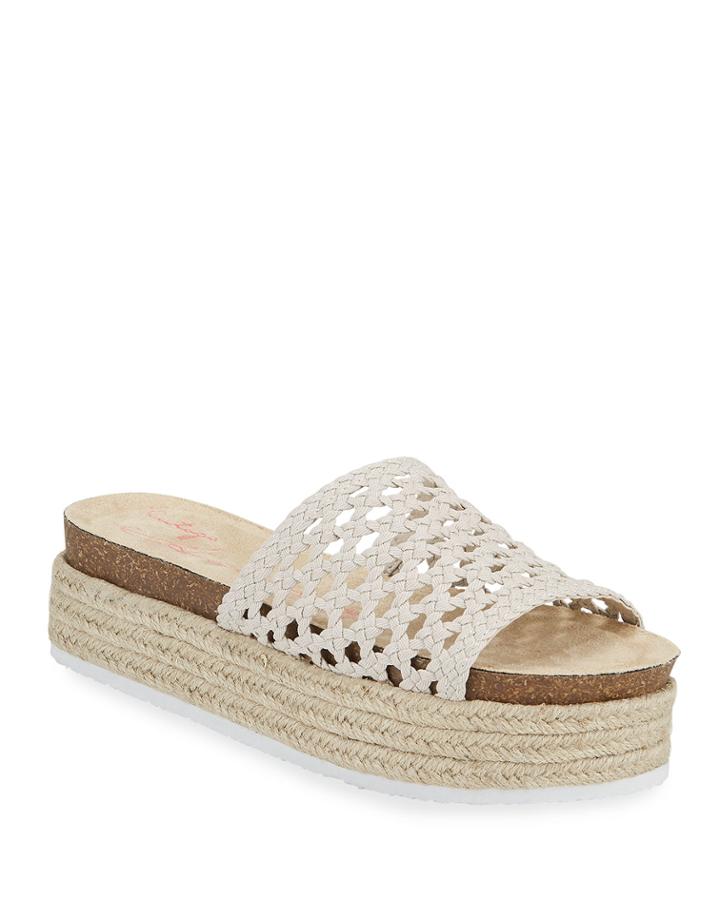 Monique Woven Slide Espadrilles
