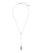 Pearl Cluster Y-drop Necklace