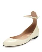 Tango Patent Ankle-strap Flat