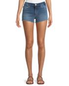 Mid-rise Fray-hem Denim