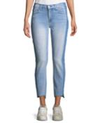 Roxanne Ankle Jeans With Side Shadow Seam In Bright Bristol