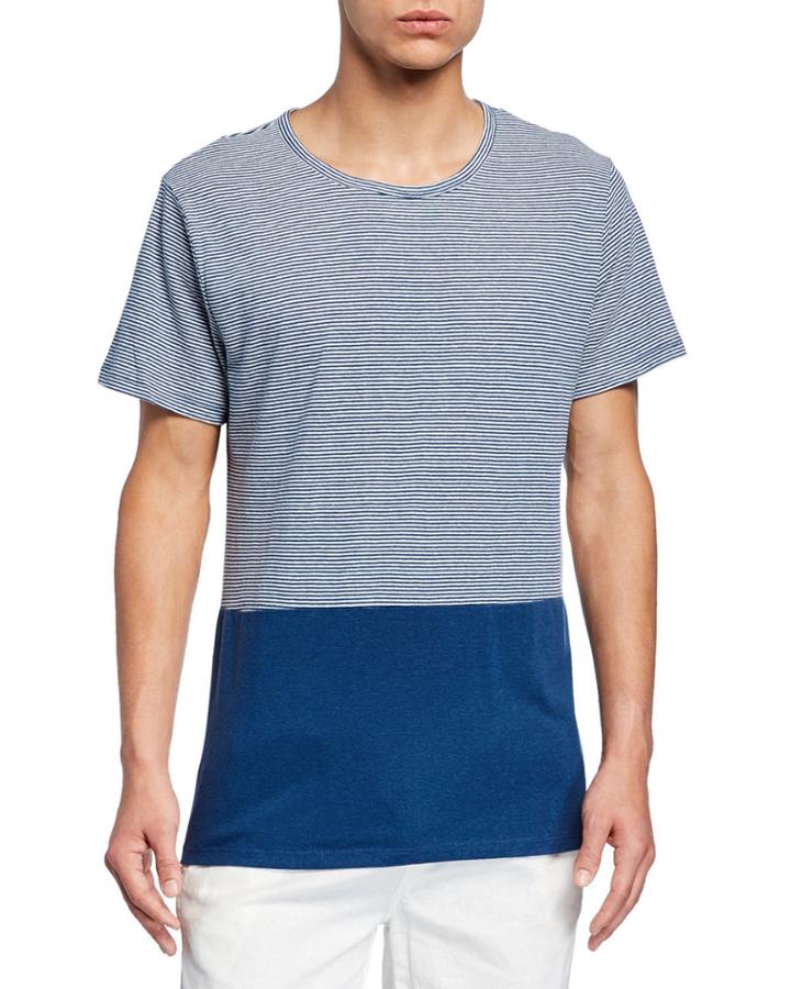 Men's Chad Striped Colorblock T-shirt