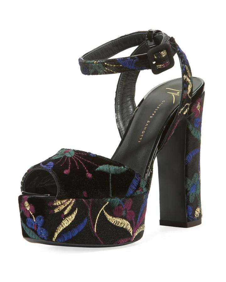 Embroidered Platform