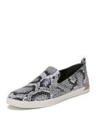 Vero Snake-print Leather Slip-on