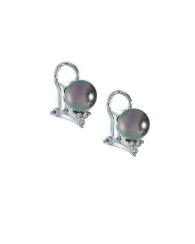 Three-point Diamond & Tahitian Pearl
