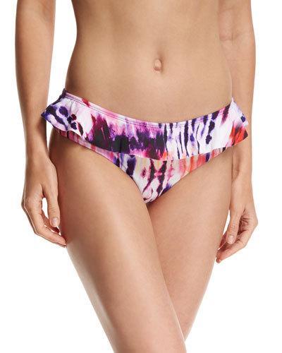 Color Field Tie-dye Ruffled