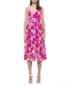 Krissy Floral Crochet Fit-&-flare Dress
