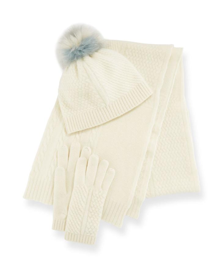 Cashmere Hat, Scarf & Gloves